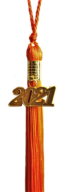 Grad Orange Tassel